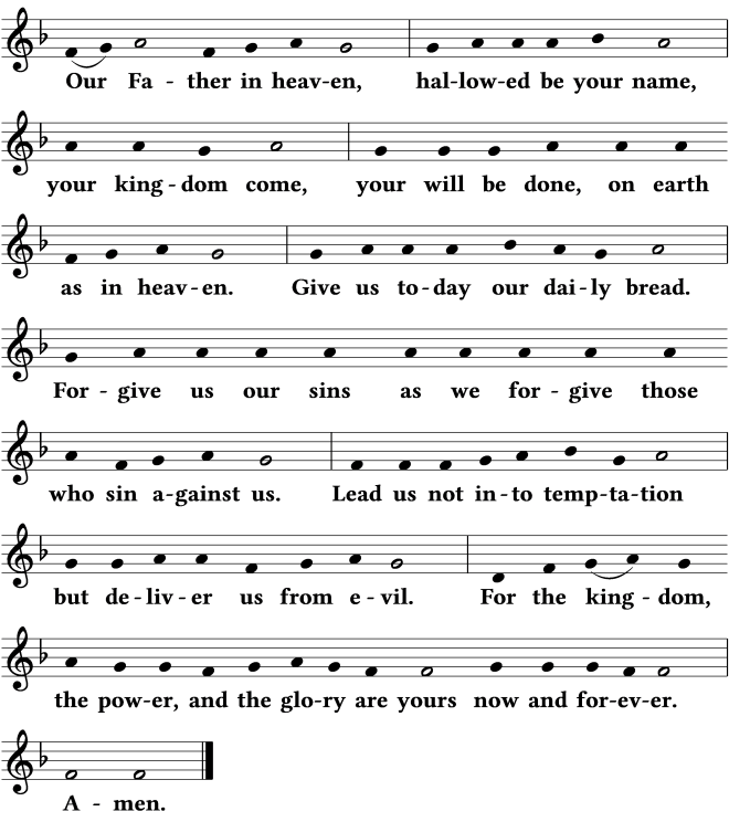 Lord's Prayer (Text, ASB 1980)