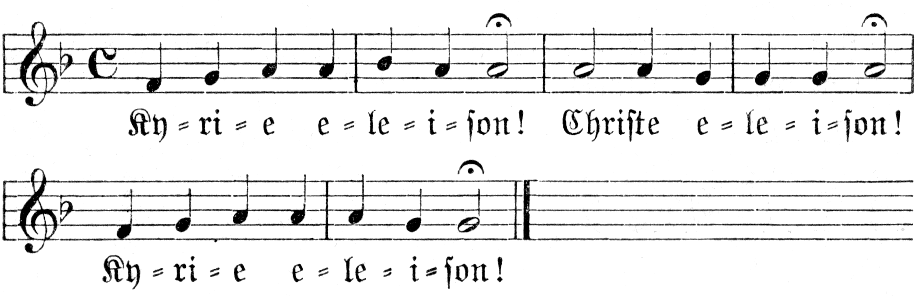 Kyrie eleison Deutsches Messe