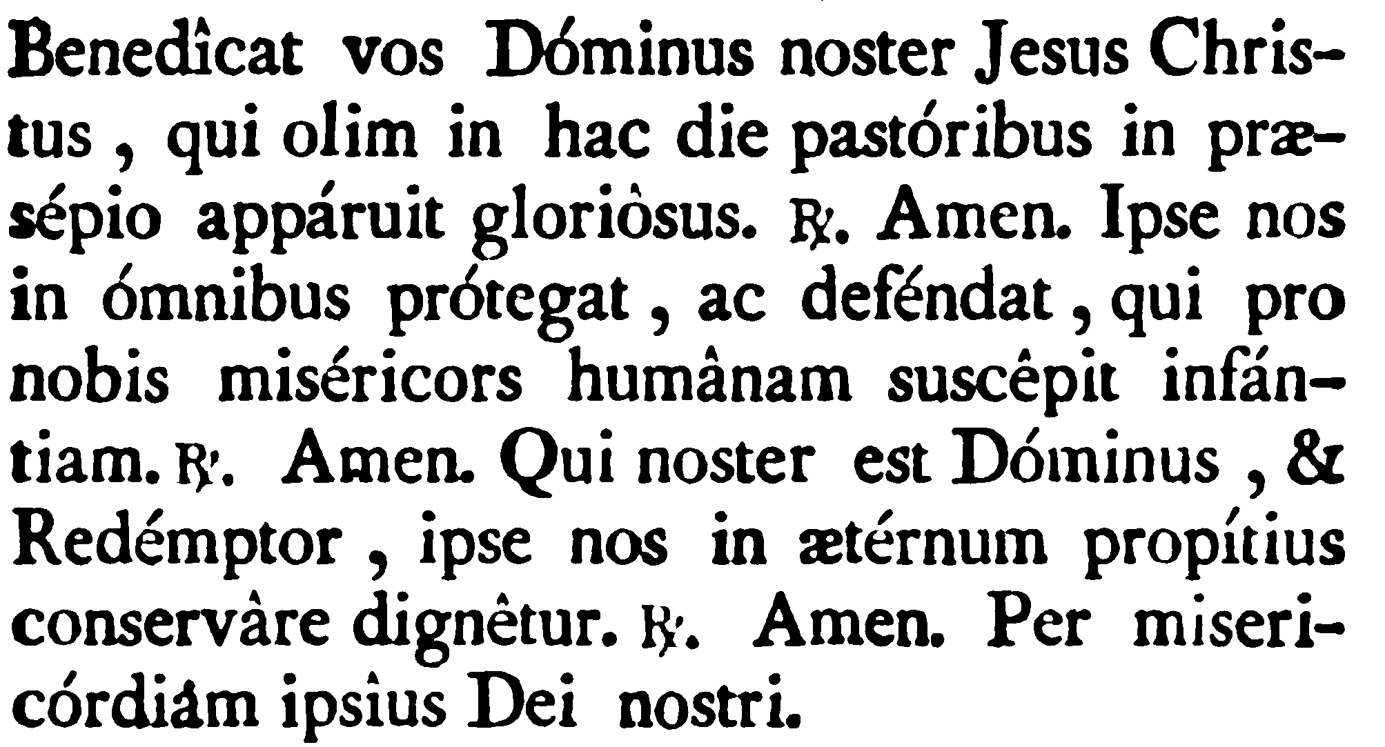 Mozarabic Christmas Blessing